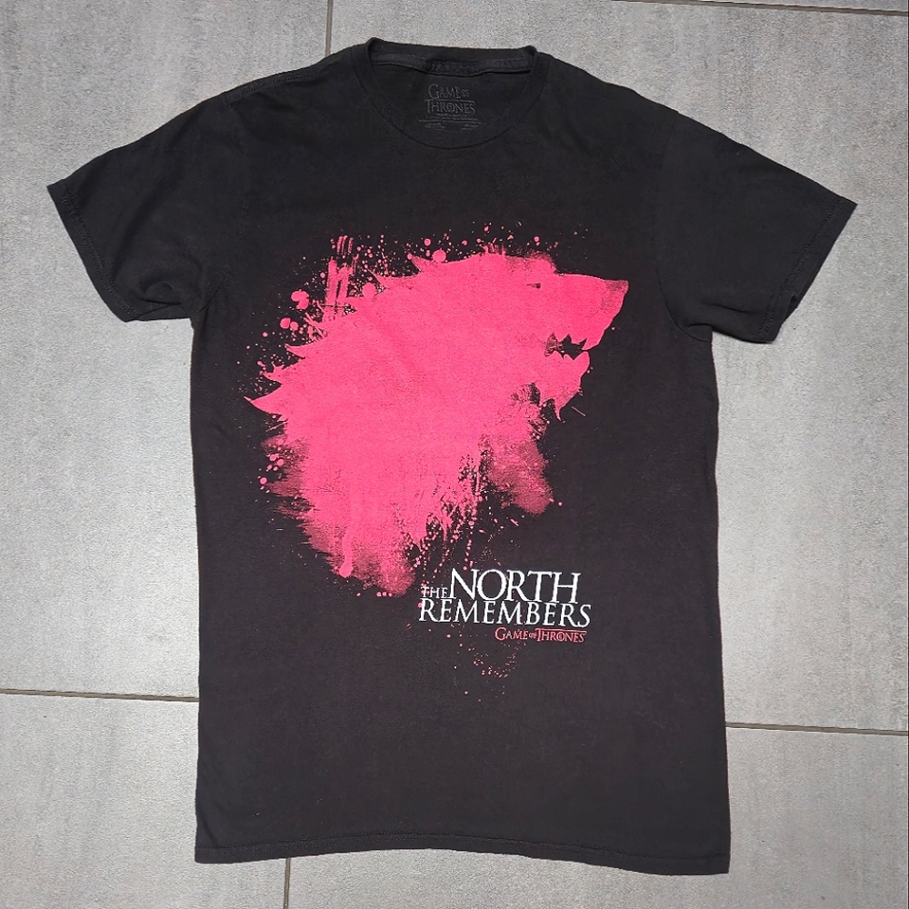 Game Of Thrones The North Remembers Red Wedding TShirt Size Medium Black/Red